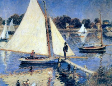  voilier Art - voiliers à argenteuil Pierre Auguste Renoir